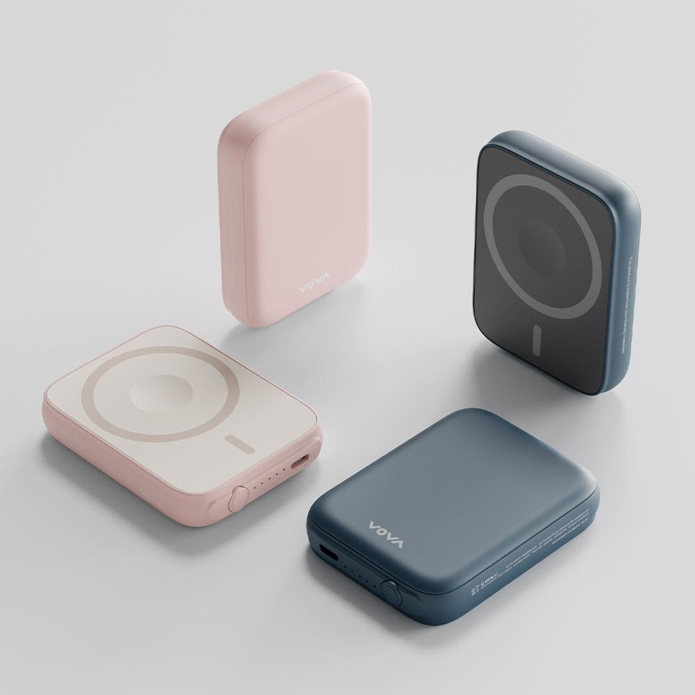 [국민보조배터리] 보바 3in1 맥세이프 보조배터리 5000mAh