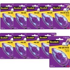 스카치 한손으로 쓰는 양면테이프 8.4mm x 8m  10개