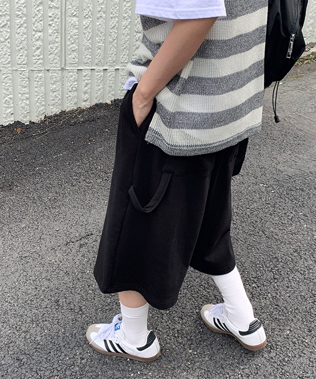 도로타 와이드 카펜더 버뮤다 하프 팬츠(공용, 여름신상, 반바지) - 2 color