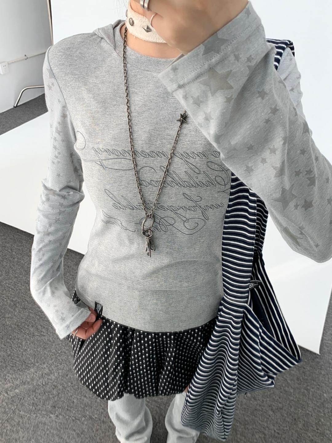 ATRANDOM Scattered Star Slim Hoodie (3color)