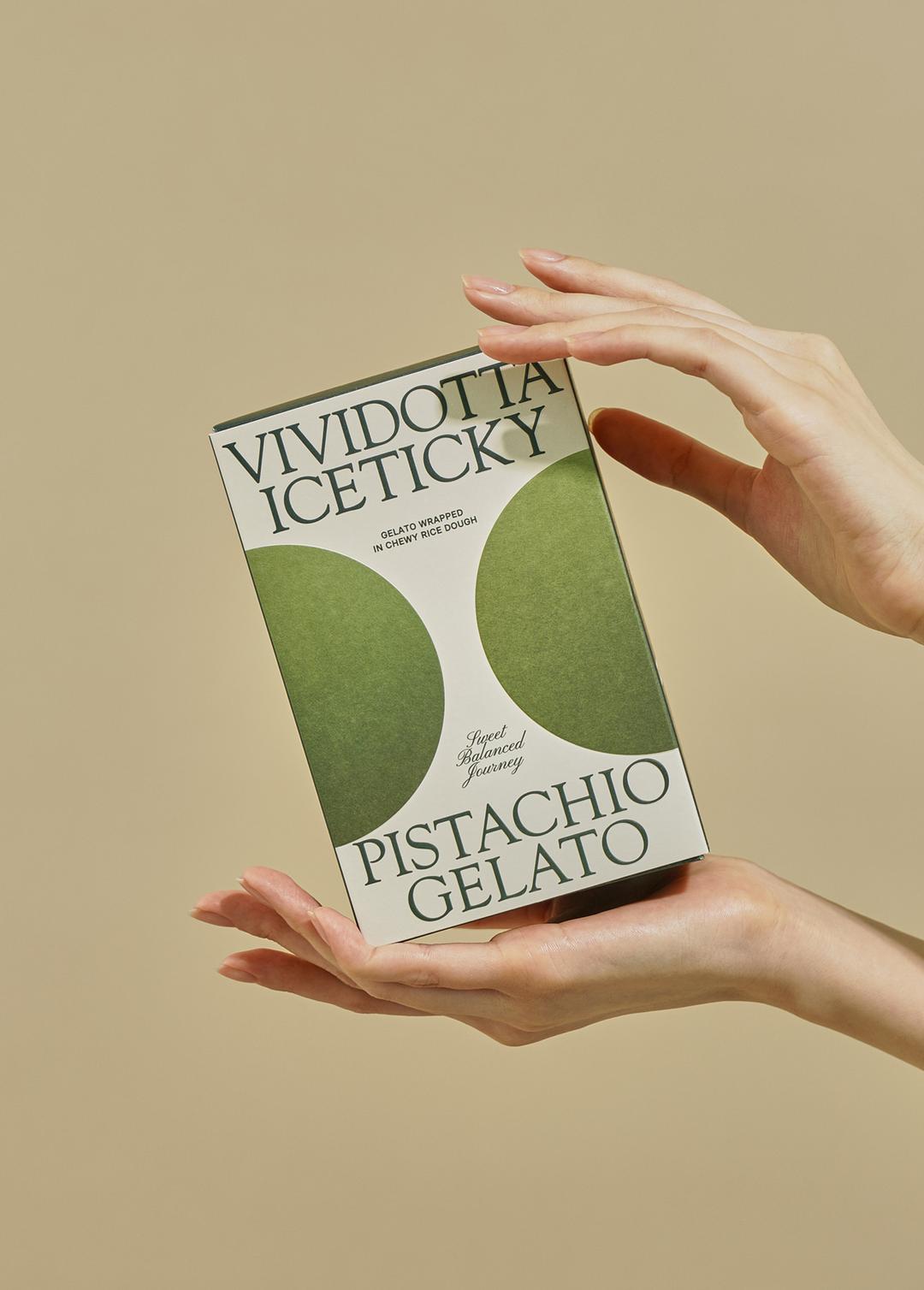 ICETICKY pistachio gelato