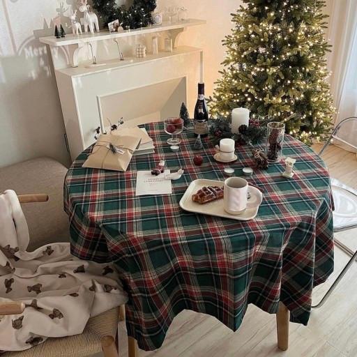 (주문폭주)🎄윈터 체크 크리스마스 테이블매트 식탁보