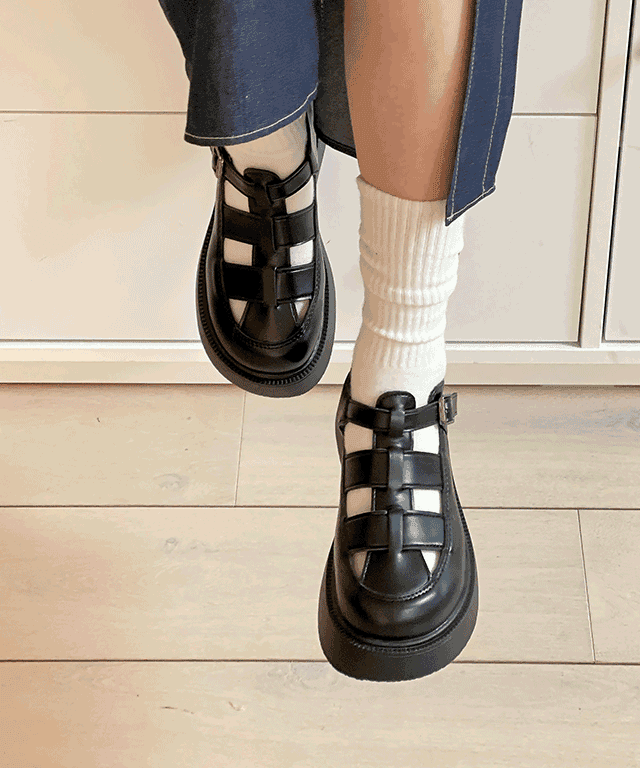 오예소 클래식 피셔맨 통굽5CM 샌들