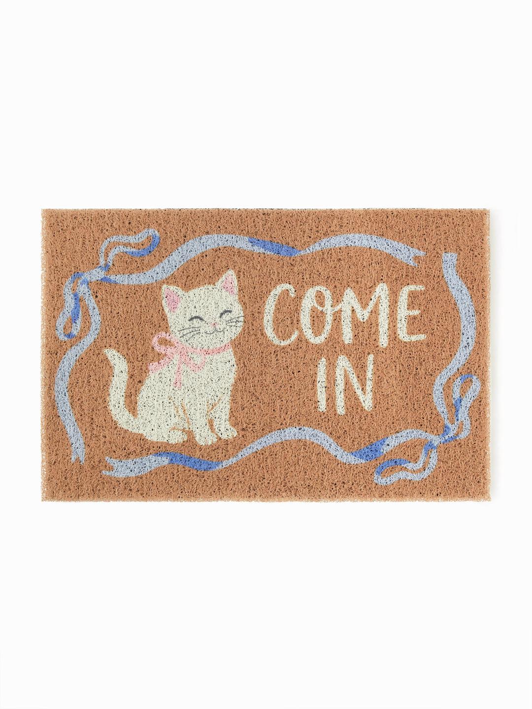 CAT & BOWKNOT DOOR MAT