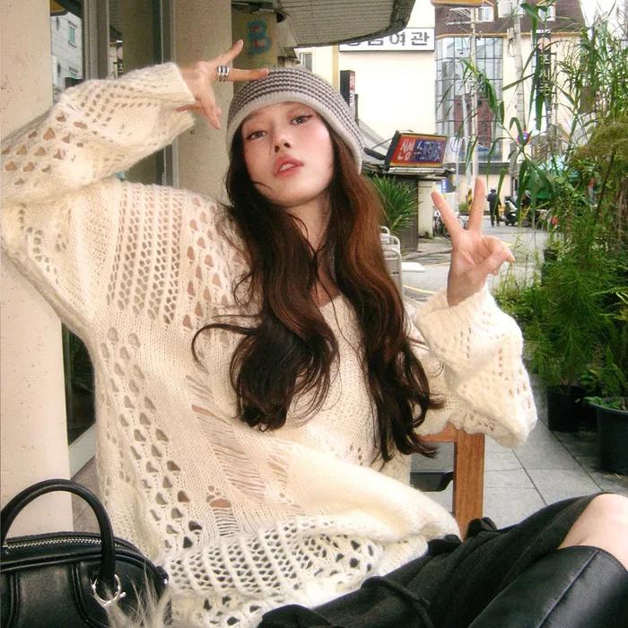 [유하 착용] Atelier Texture Knit_Ivory