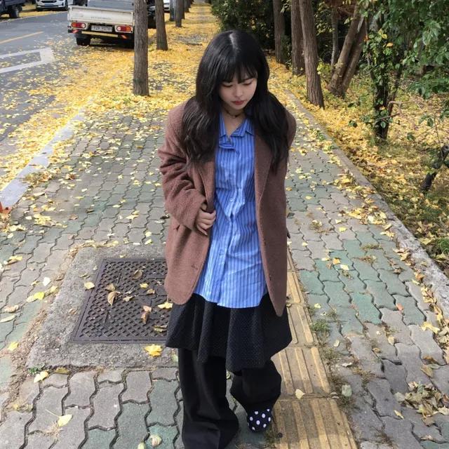 (2 color) 위켄드 스트라이프 오버 셔츠남방