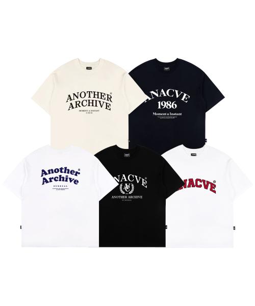 어나더 아카이브(ANOTHER ARCHIVE)  [패키지]2PACK 아치로고 반팔티 5종 - 사이즈 & 후기 | 무신사