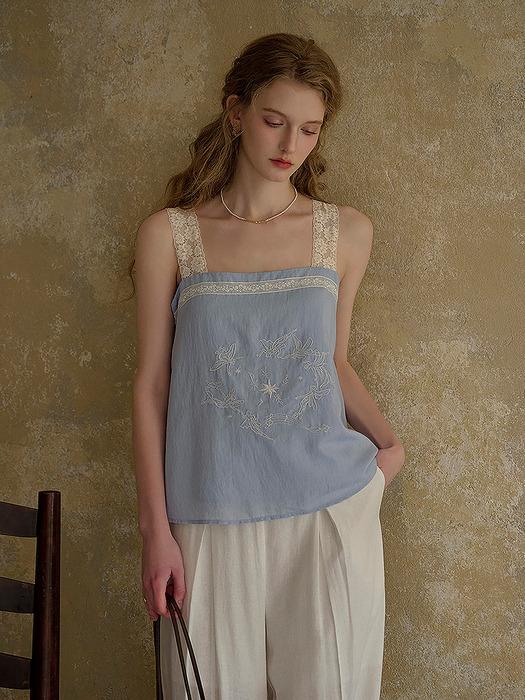 SR_Literary lace spliced camisole