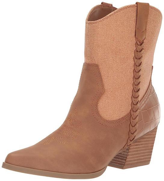 DV Dolce Vita 여성용 Karyn 웨스턴 부츠, 탠 색상