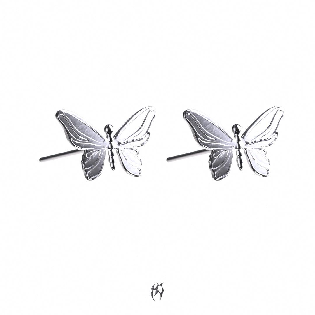 BUTTERFLY EARRING (STUD)
