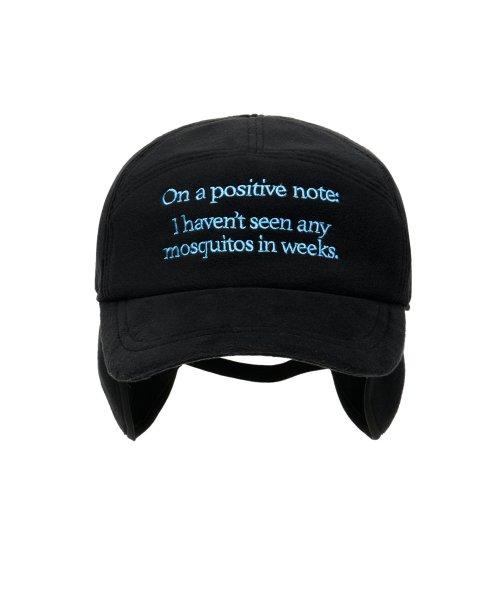 POLARTEC® Fleece Earmuff Cap Black