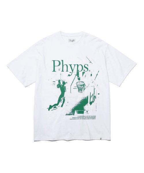 PHYPS® BASKETBALL DUNK SHOT SS WHITE / GREEN