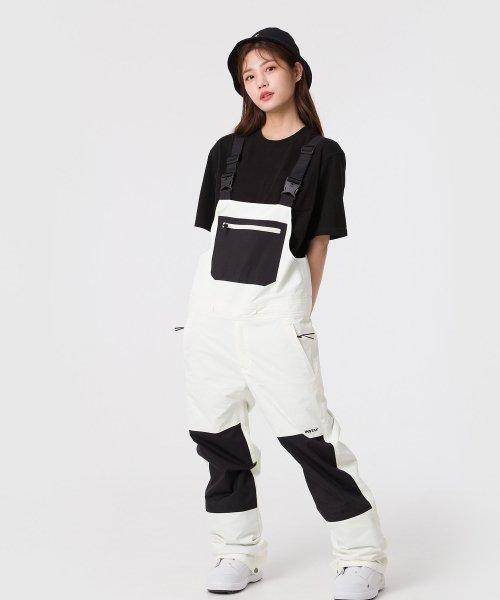 페더 빕 멜빵 스노우보드  보드복 팬츠