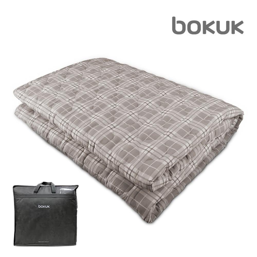 [연휴캠]보국전자 에어셀 워셔블 무자계 전기요 커피브라운 BKB-1606D (더블) 180x135 캠핑전기요 추천 단풍캠