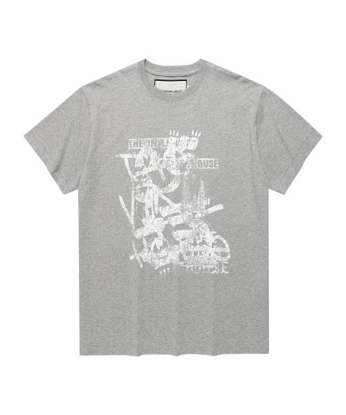 VINTAGE DRAWING TEE GREY