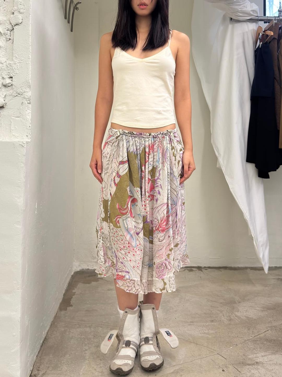 Tsumori Chisato 츠모리치사토 쉬폰 스트링 스커트/ 2 | 후루츠패밀리