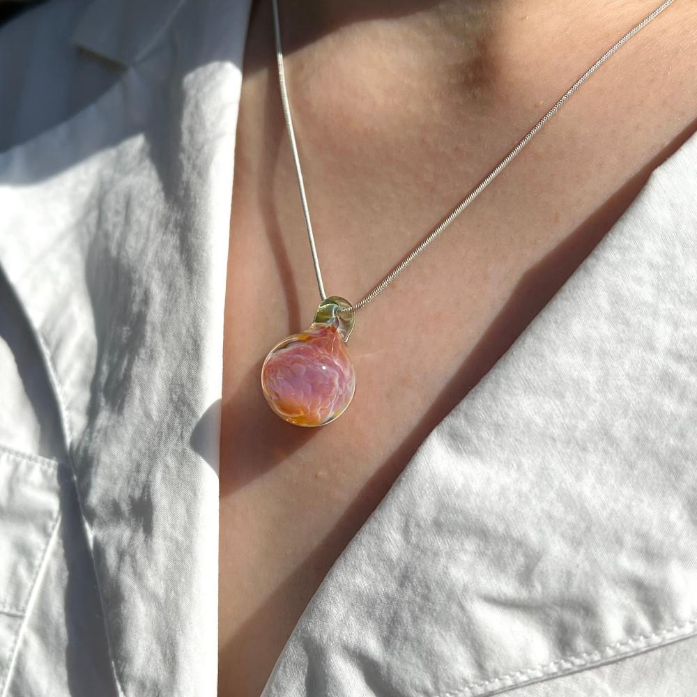 무화과 실버 목걸이 (fig silver necklace)