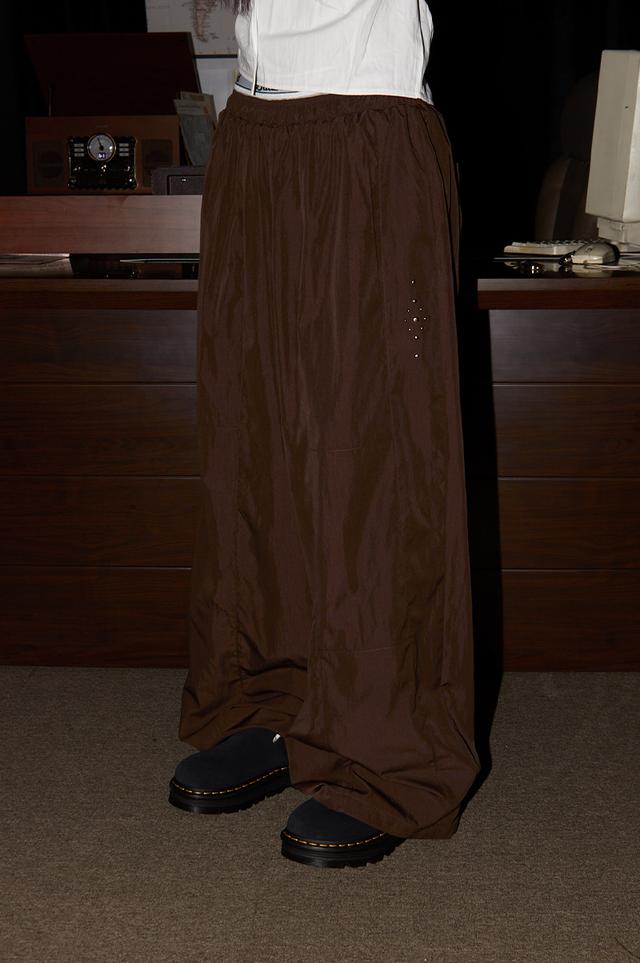 JUSTIN SIDE STUD NYLON PANTS