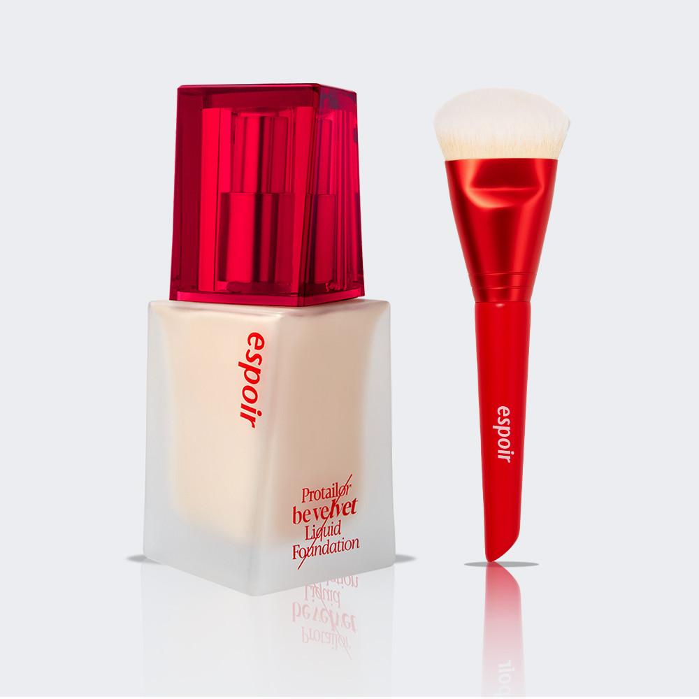 에스쁘아 프로 테일러 비건 파운데이션 비벨벳 SPF22 PA++ 30g +(증정:파운데이션 브러쉬)