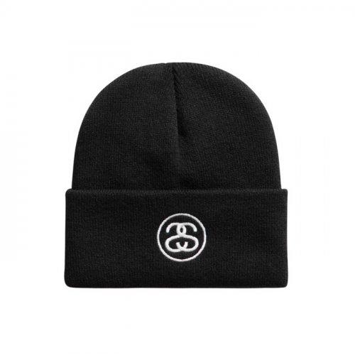 SS 링크 커프 비니 블랙 / 132896-BLACK