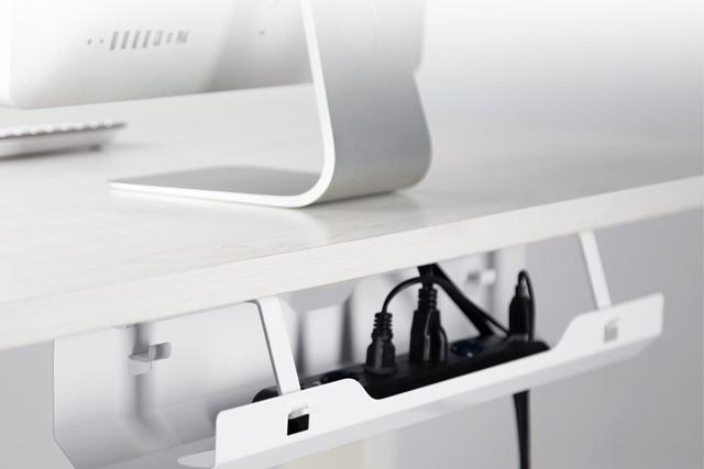 멀티탭 정리함 책상 밑 케이블 거치대 전선 고정 선정리 선반 가리개 NX-CC1-4