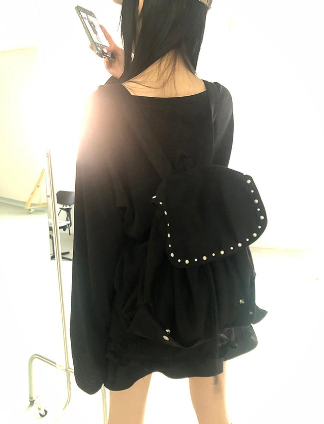 스웨이드 스터드 웨스턴 백팩 (2color)