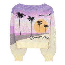 [하우스 오브 써니]여성 오프 더 숄더 돈트 슬립 니트 VOL2155 MULTI /1