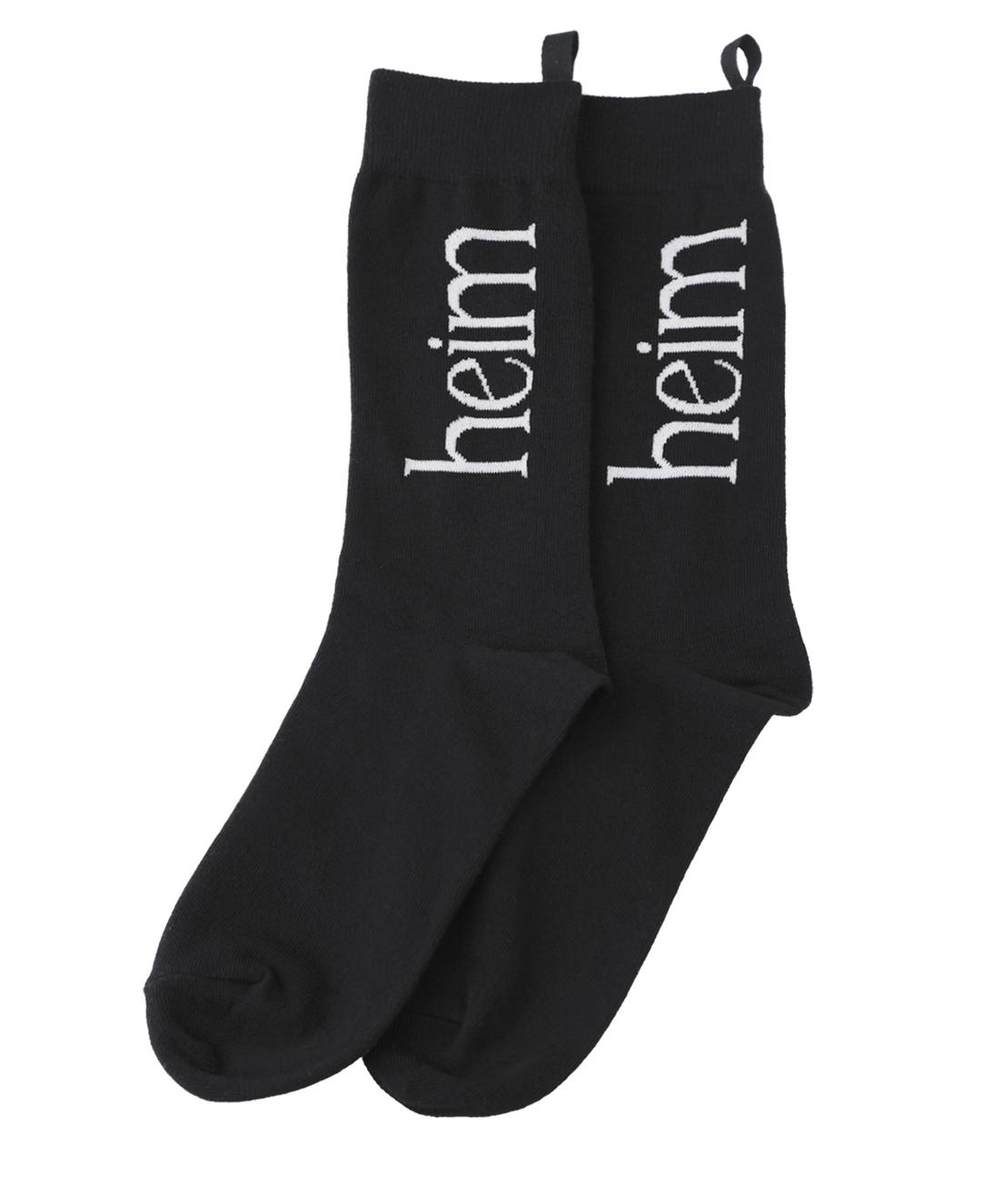 헤임 베이직 로고 롱 삭스 (블랙)