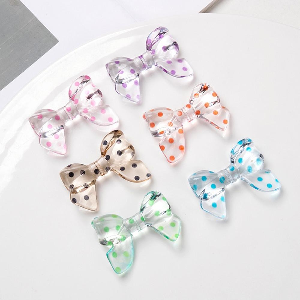 데코덴 파츠 탑꾸 재료 컬러 땡땡이 투명 리본 파츠 케이스 만들기 데코덴 탑로더꾸미기