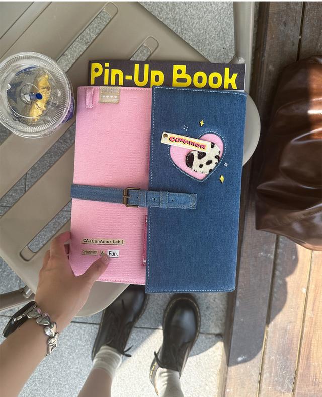 수심 Denim Strap Pouch 데님 아이패드 파우치 애플 워치 스트랩 다이어리