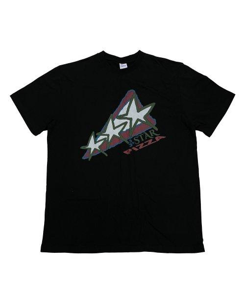 TCM 3 star pizza T (black)