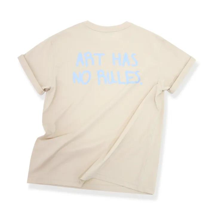 Back Logo T-Shirt_Light Beige