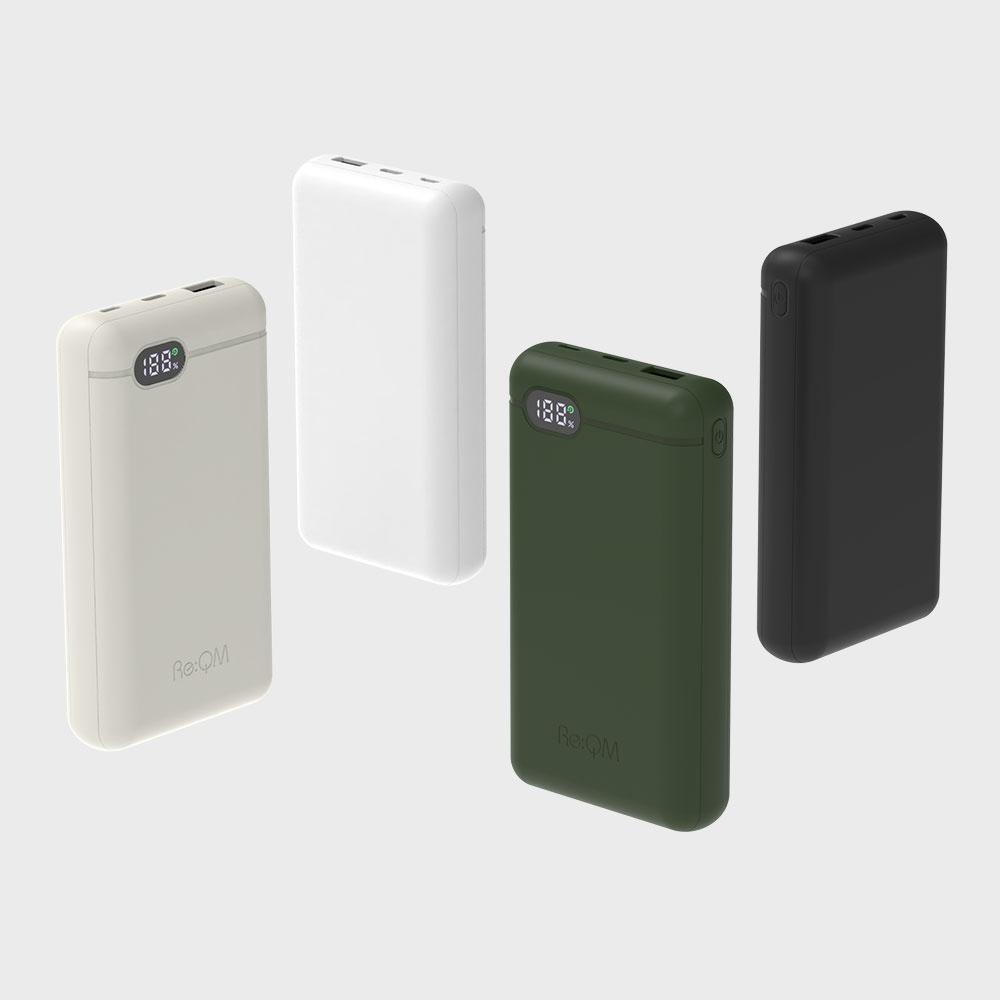 20W 고속충전 잔량표시 20,000mAh 대용량 보조배터리