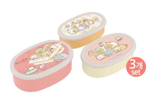 스밋코구라시 씰용기(런치박스) 3개세트 포카포카네코