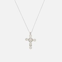 [silver925] cross allure necklace-silver