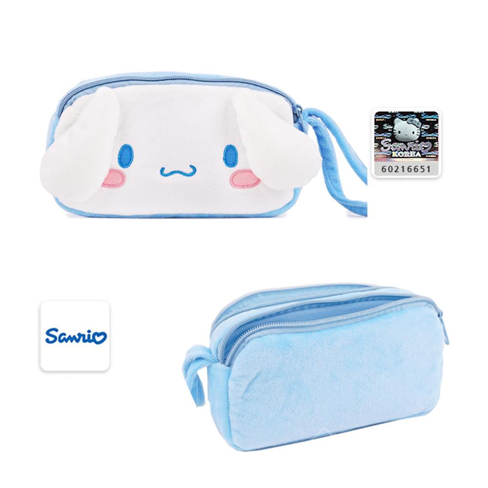 산리오 심플 페이스 파우치 필통 시나모롤