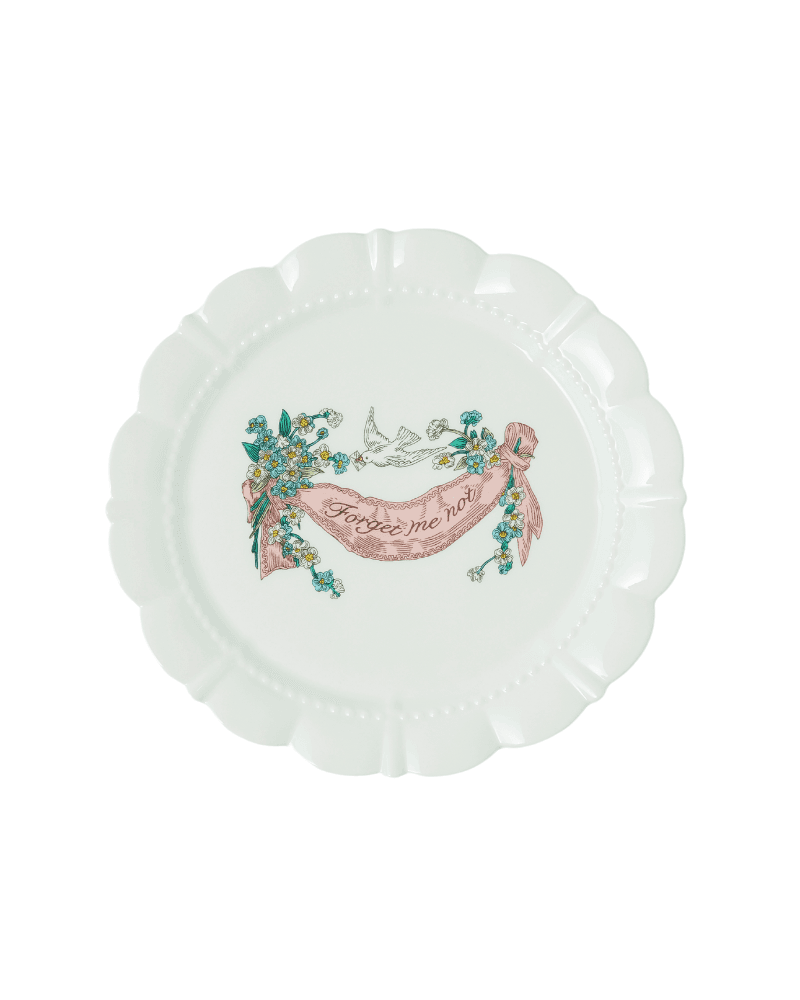 (원형접시L) 날 잊지 말아요