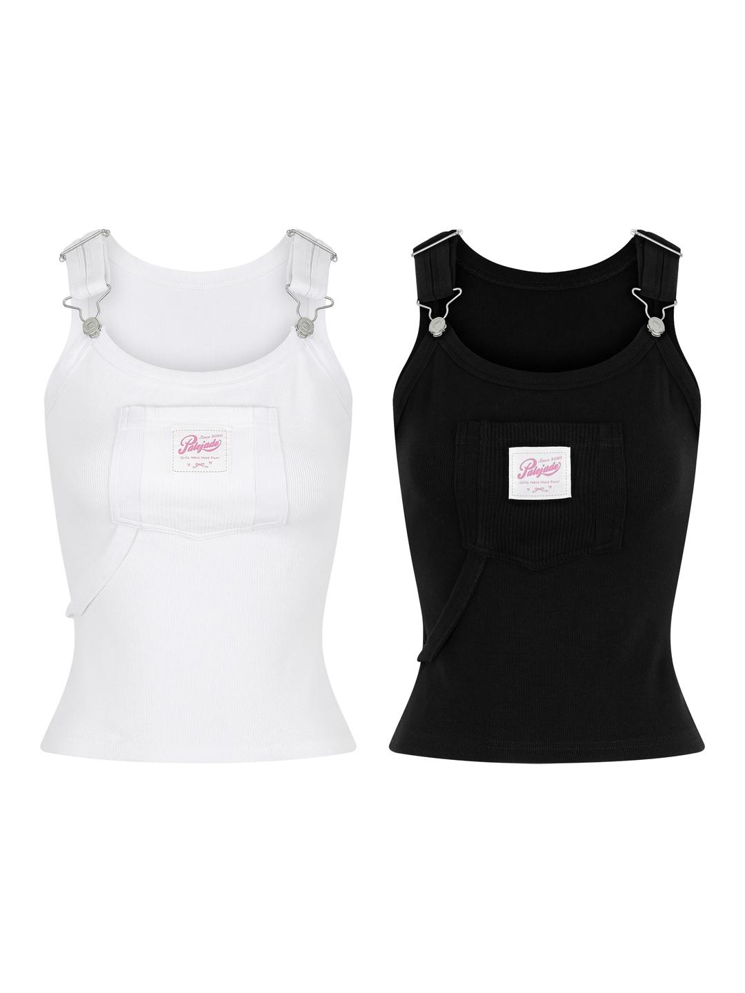 Vintage Suspenders Sleeveless Tank