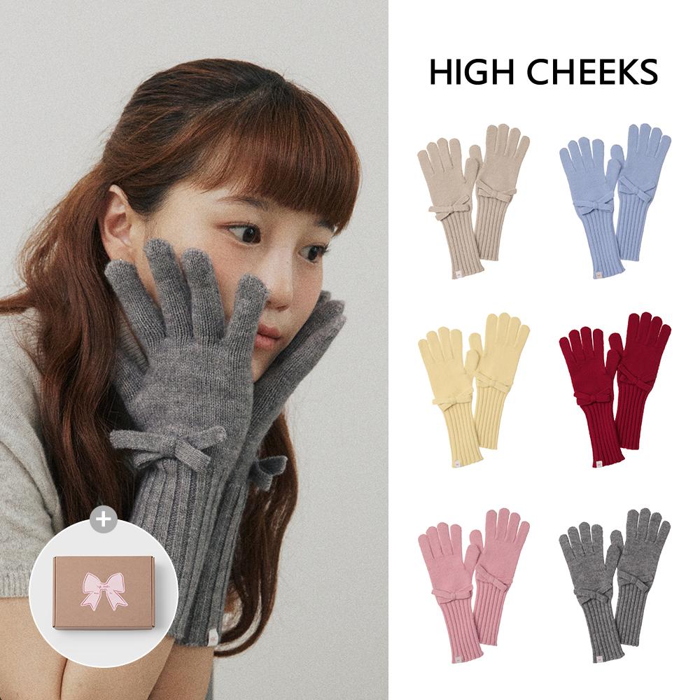 [선물포장]리본 핑거홀 장갑(6Colors)_HC2499AC001M