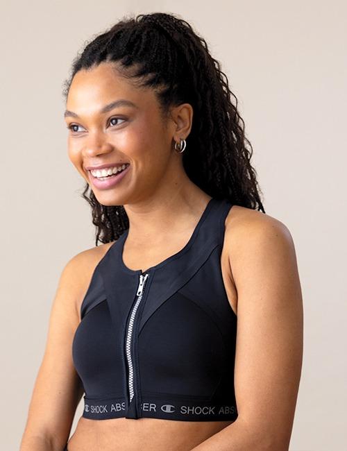 인피니티 집업 올블랙 스포츠브라