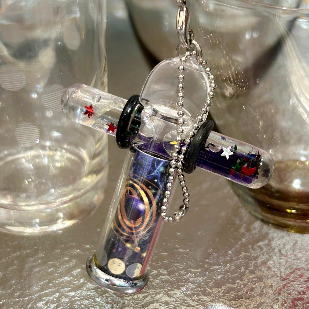 미니 만화경 키링 열쇠고리