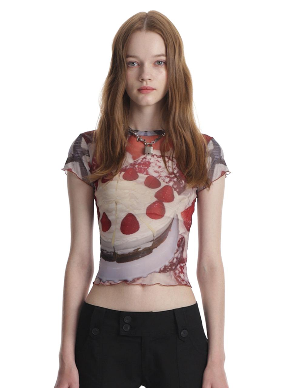 [6/26 예약배송] 0 4 strawberry mesh top