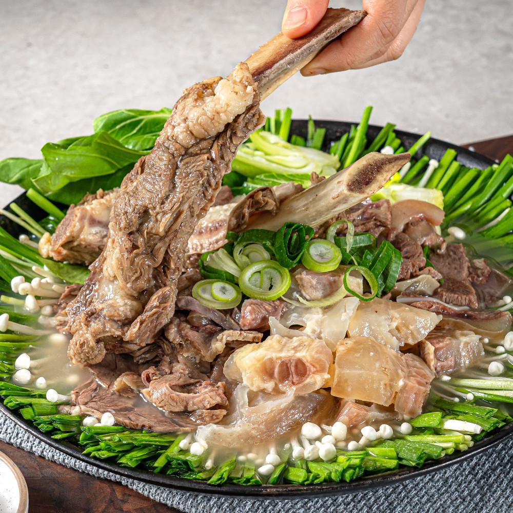 스지 도가니 아롱사태 한우 머릿고기 왕갈비 수육 전골 캠핑 요리 밀키트