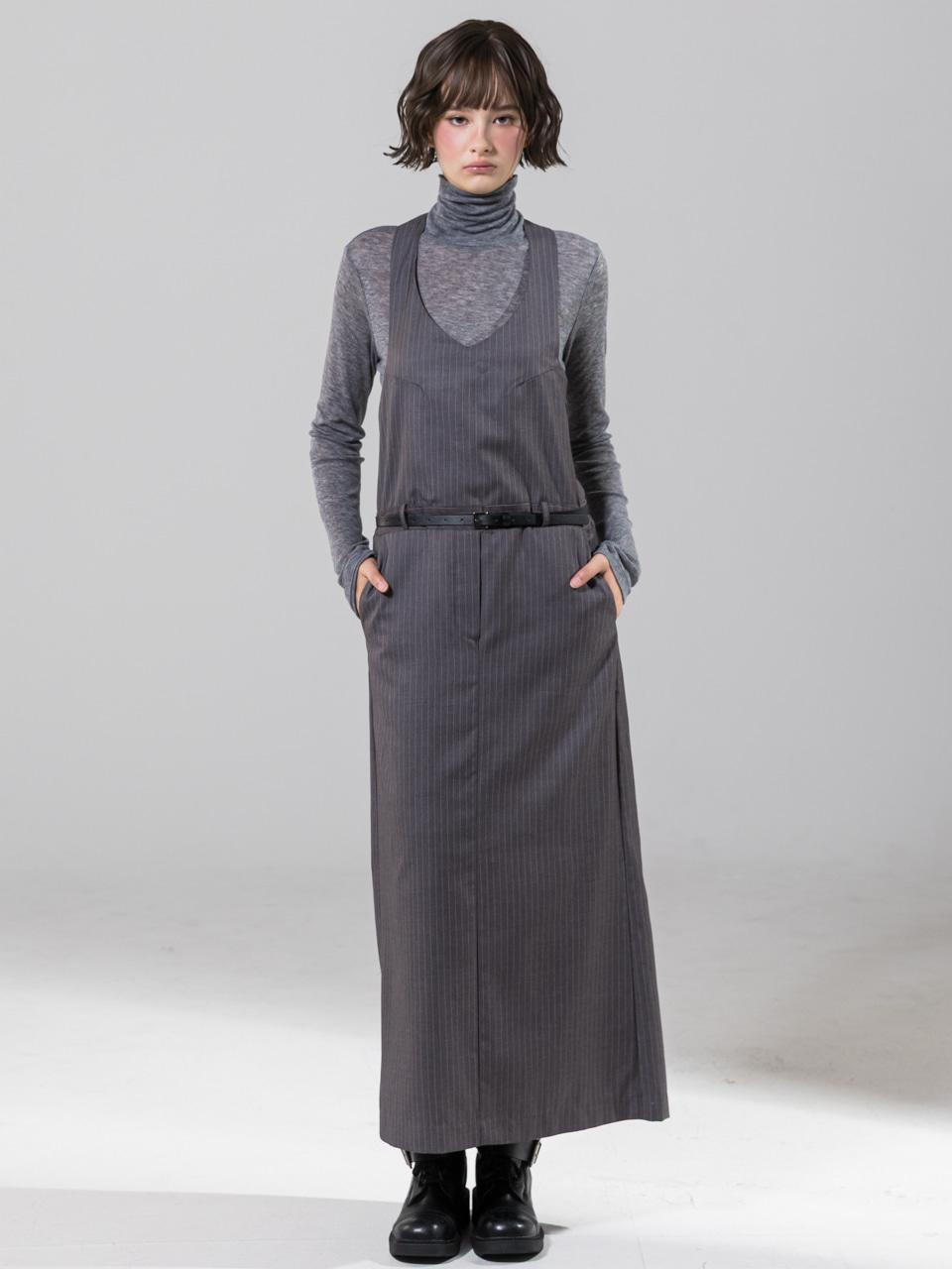 Halter Stripe Long Dress