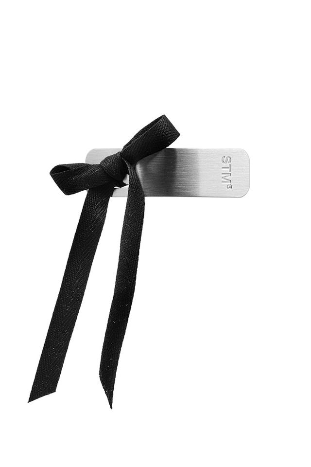NO.441 [SILVER] RIBBON KONT XS HAIR PIN