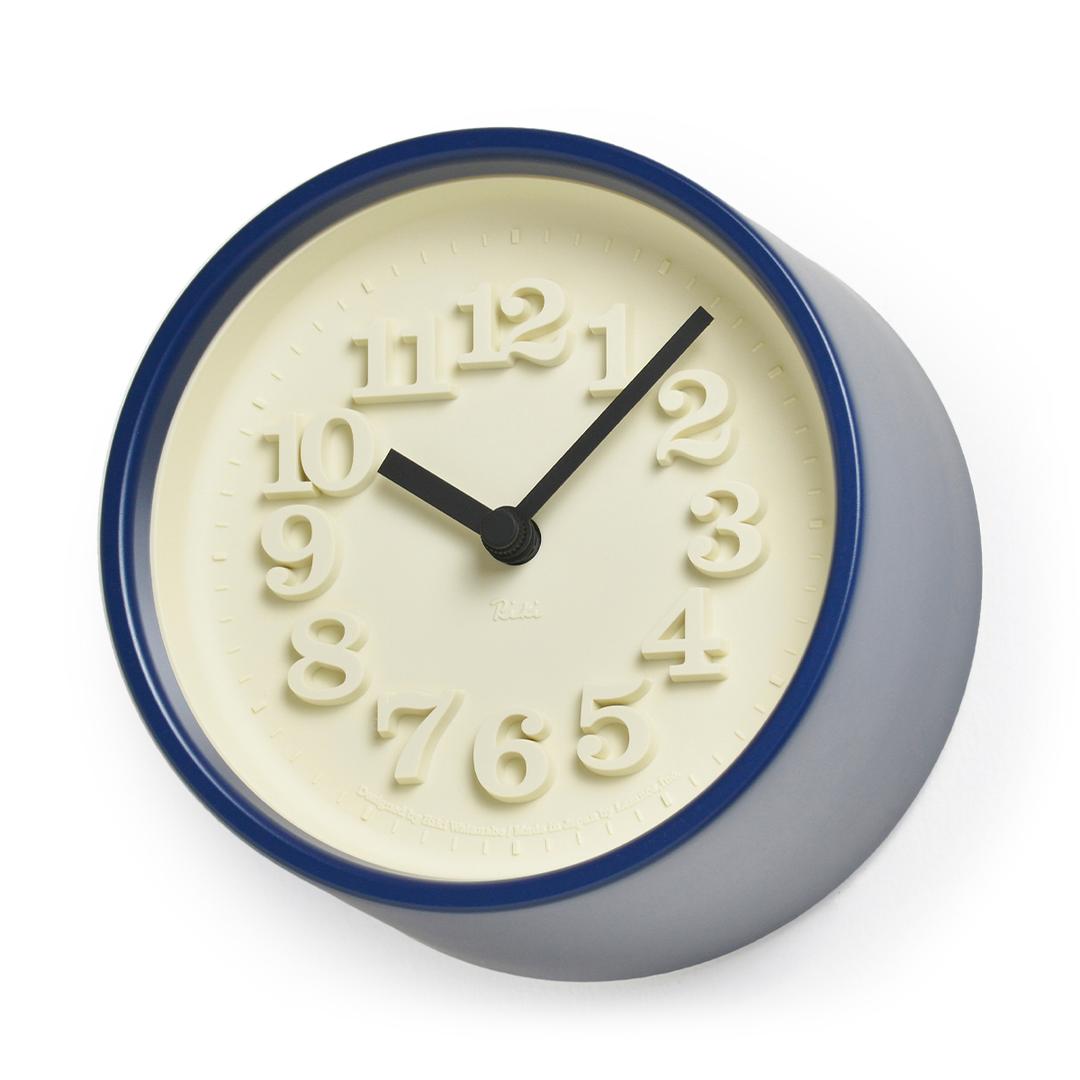 riki small clock blue
