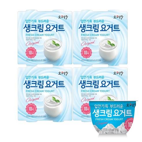 소와나무 생크림 요거트 85g x 16개입, 340g, 4개 - 요거트 | 쿠팡