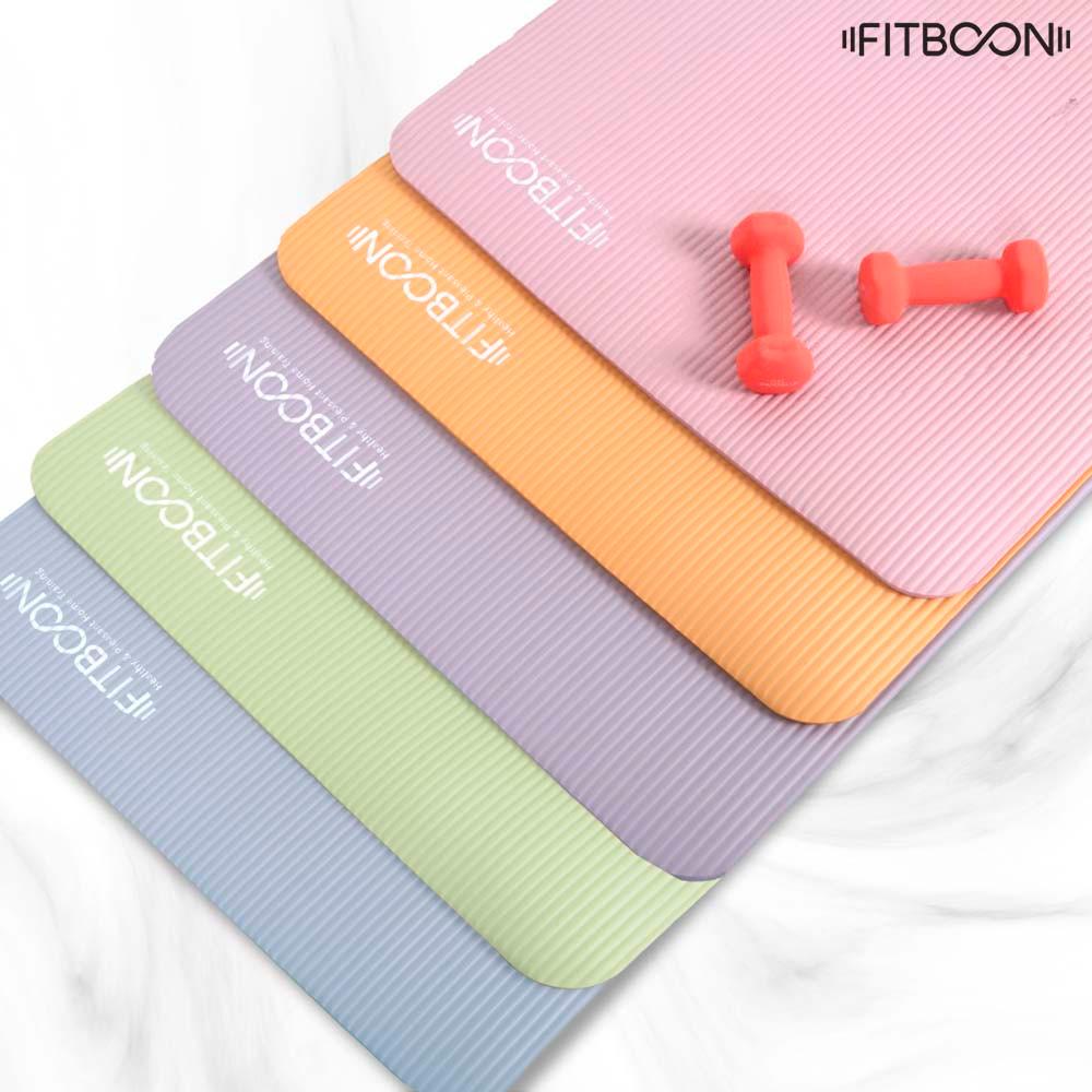 핏분 NBR 요가매트 두꺼운 10mm 안밀리는 필라테스 매트 운동 홈트 층간소음 헬스장