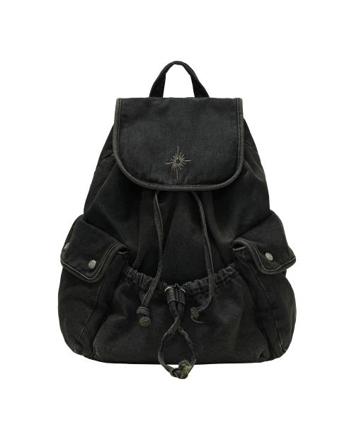 NEEDLE DENIM BAG PACK [BLACK DENIM]