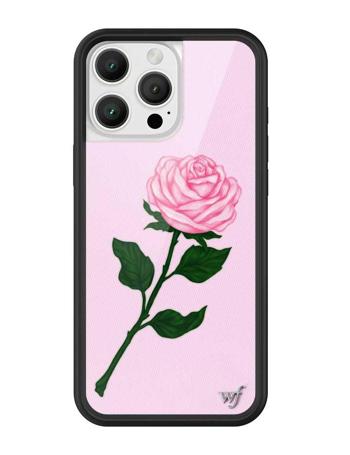 Wildflower Pink Rose iPhone case